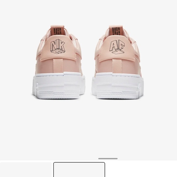 Blush Nike Air Force Ones Size 7 - Picture 12 of 14